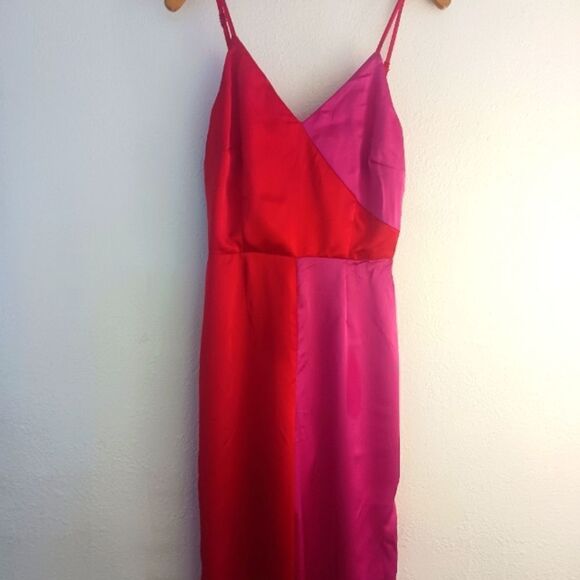 One One Six two tone Red Fuchsia romper  XS. New with Tags - Picture 1 of 6